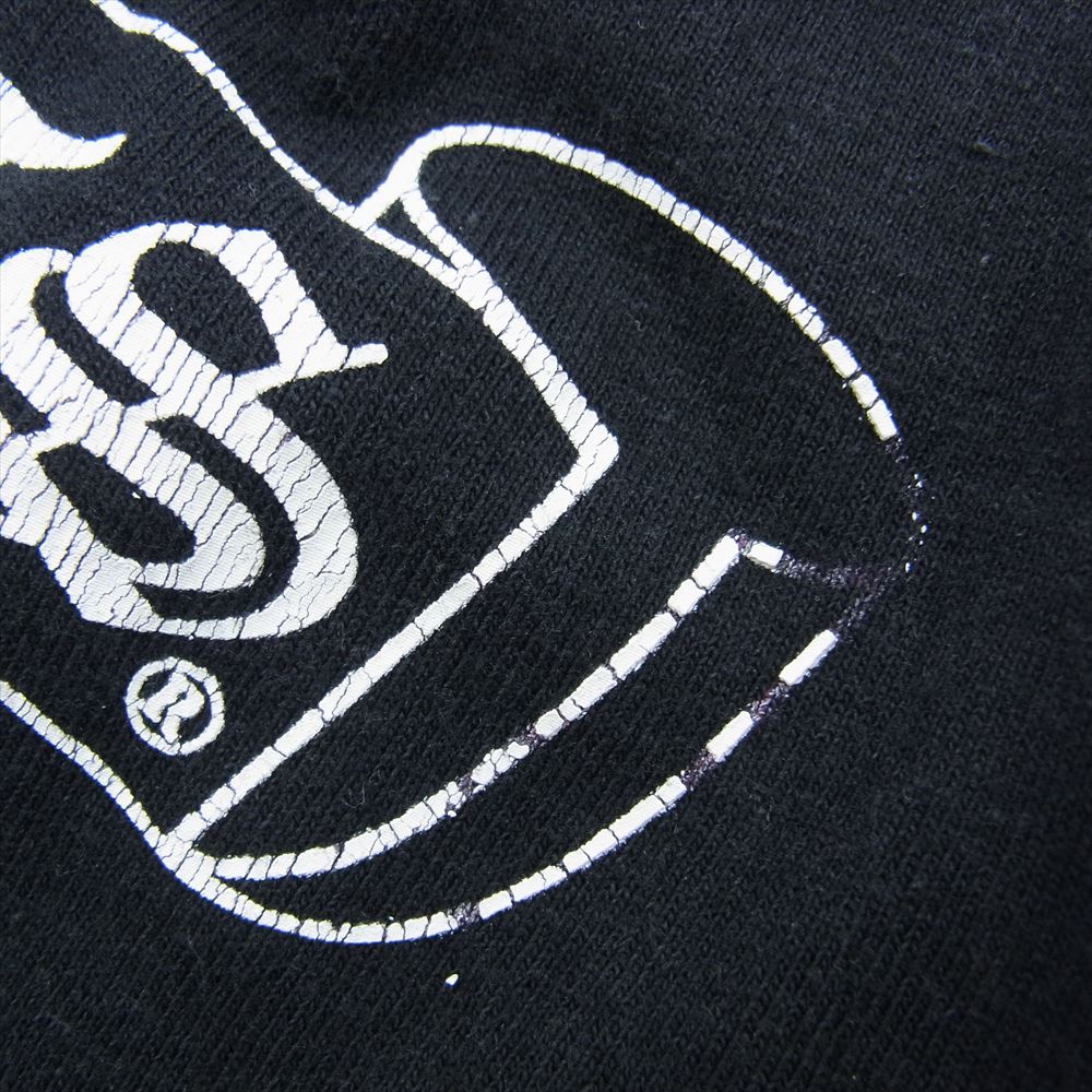 CHROME HEARTS クロムハーツ(原本無) 国内正規品 American Flag Tee 星条旗 フラッグ バックプリント ポケット Tシャツ 半袖 ブラック系 S【中古】