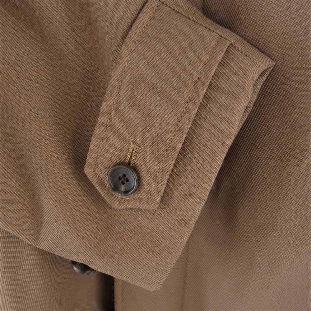 BEAMS ビームス SOLOTEX イージーフィット ステンカラーコート ブラウン系 S【美品】【中古】