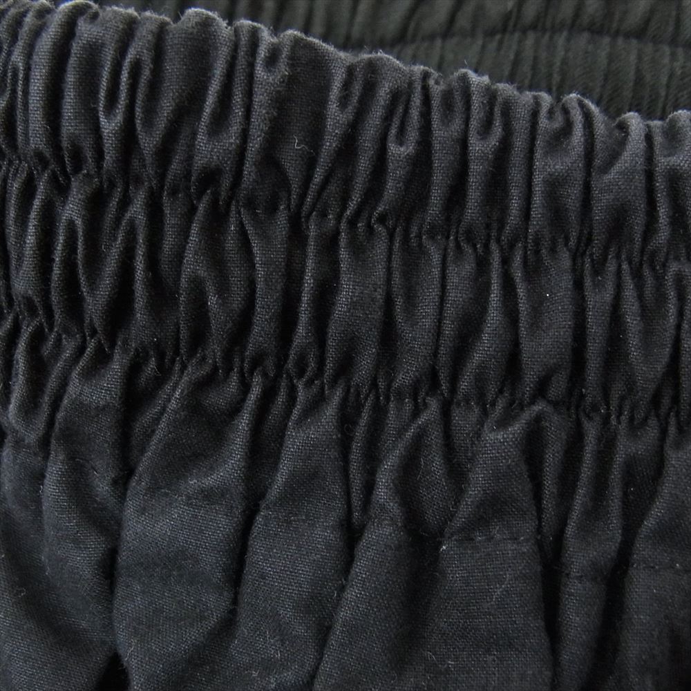 アトリエ ナルセ na-F06028 cotton patch pocket skirt コットン パッチ ポケット ギャザー スカート ブラック系 F【中古】