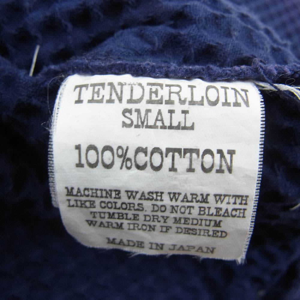 TENDERLOIN テンダーロイン T-WAFFLE JKT ワッフル ジャケット ボタンダウン パープル系 S【中古】