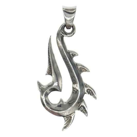 TRAVIS WALKER トラヴィスワーカー FISH HOOK CHARM フィッシュ フック ペンダントトップ シルバー系【中古】