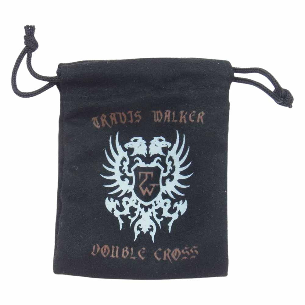 TRAVIS WALKER トラヴィスワーカー CROSS CHANNEL RING クロス リング シルバー系 18号【中古】