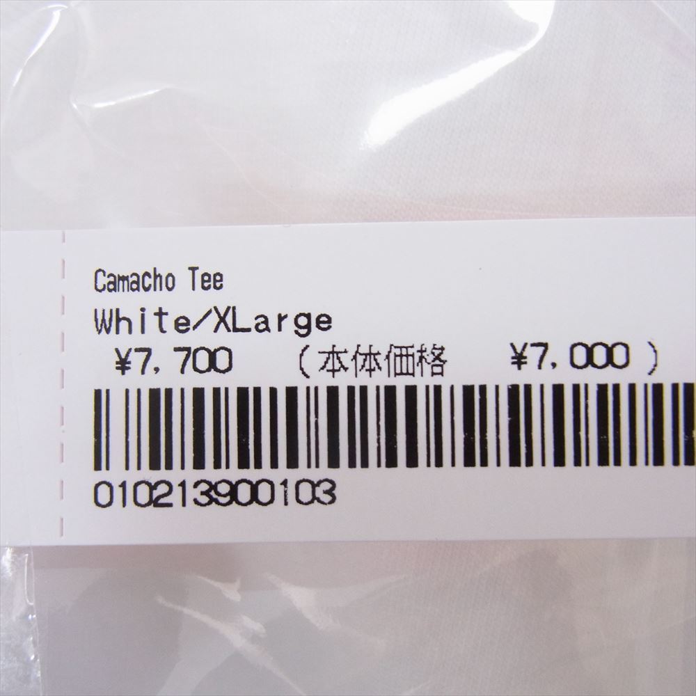 Supreme シュプリーム 23AW Camacho Tee カマチョ プリント 半袖 Tシャツ ホワイト系 XL【新古品】【未使用】【中古】