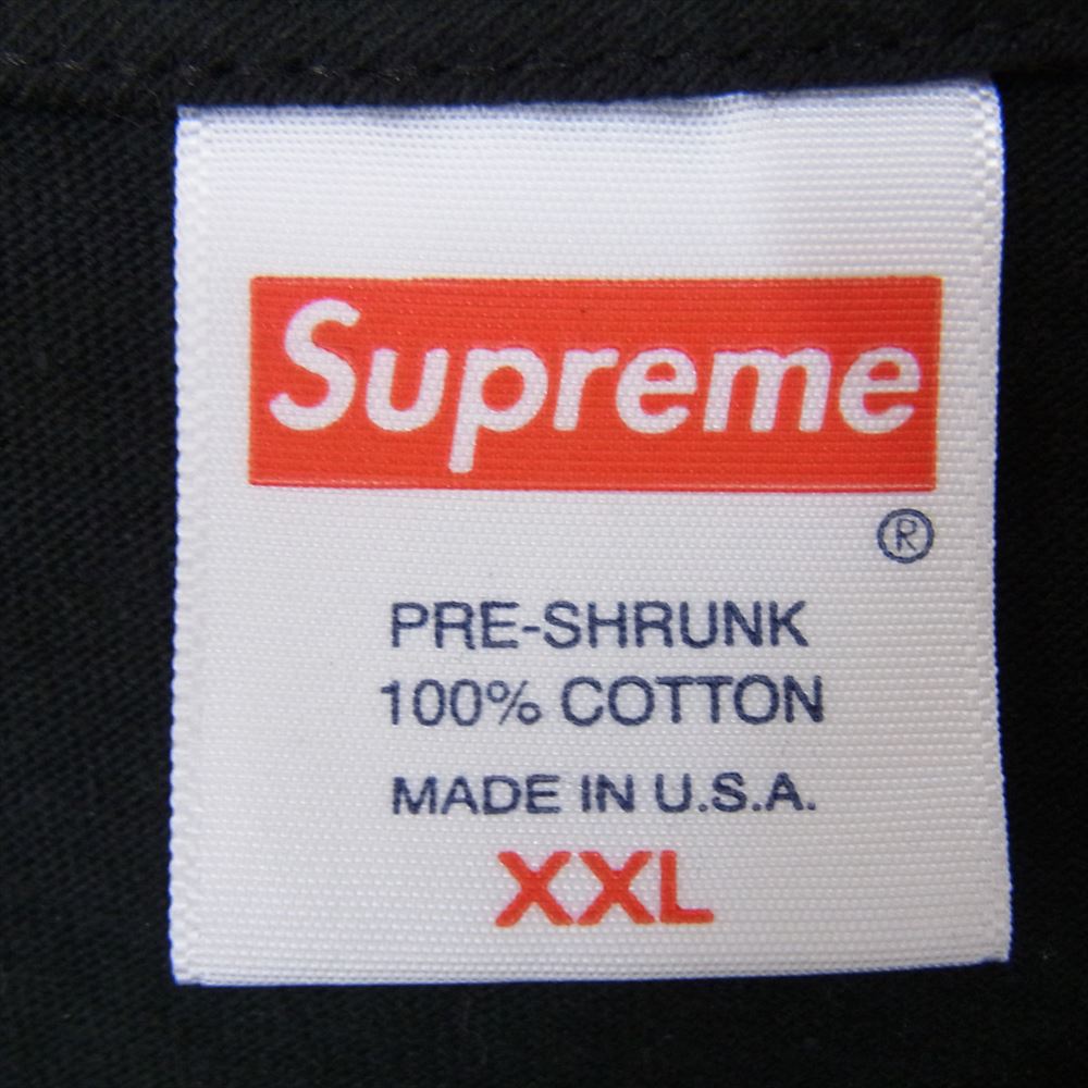 Supreme シュプリーム 22SS Gummo Bathtub Tee ガンモ バスタブ 半袖 Tシャツ ブラック系 XXL【極上美品】【中古】