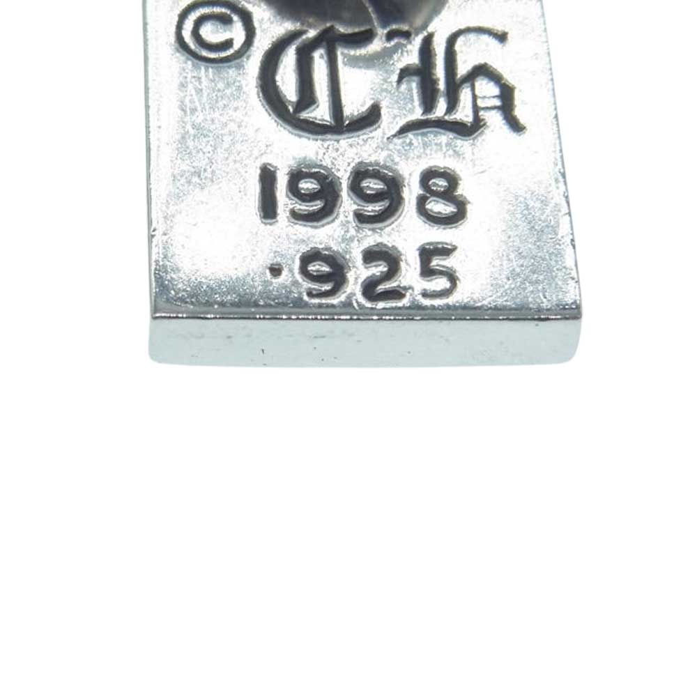 CHROME HEARTS クロムハーツ(原本無) FRAMED CH PLUS 1DIA フレームド CHプラス チャーム 1ダイヤ ペンダントトップ シルバー系【中古】