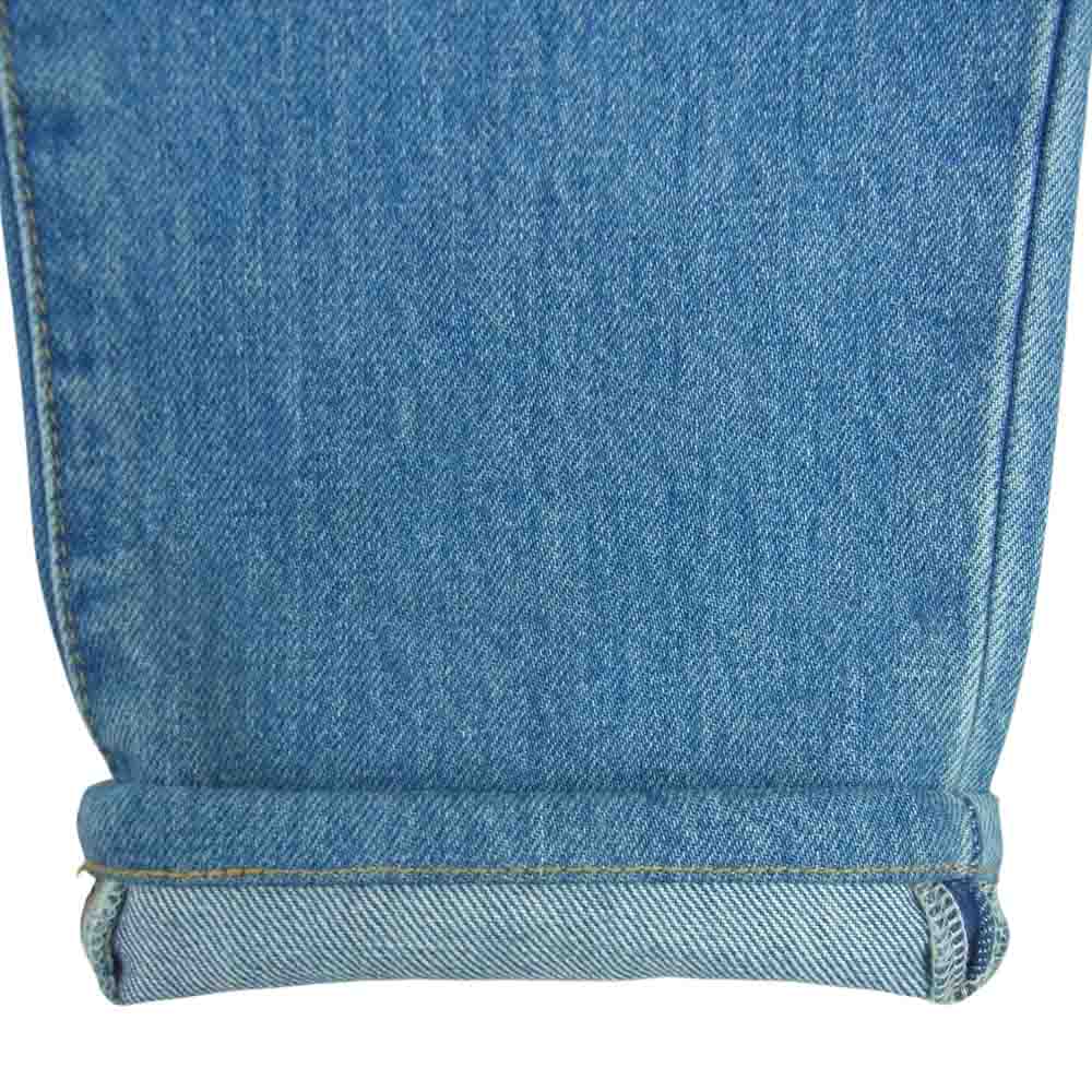 SAINT LAURENT サンローラン 483058 Y883L 国内正規品 バックロゴ刺繍 スキニー デニム パンツ インディゴブルー系 29【中古】