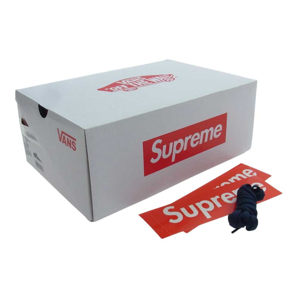 Supreme シュプリーム 23AW Vans バンズ Leopard Half Cab レオパード ハーフキャブ スニーカー Navy マルチカラー系 26.0cm【新古品】【未使用】【中古】