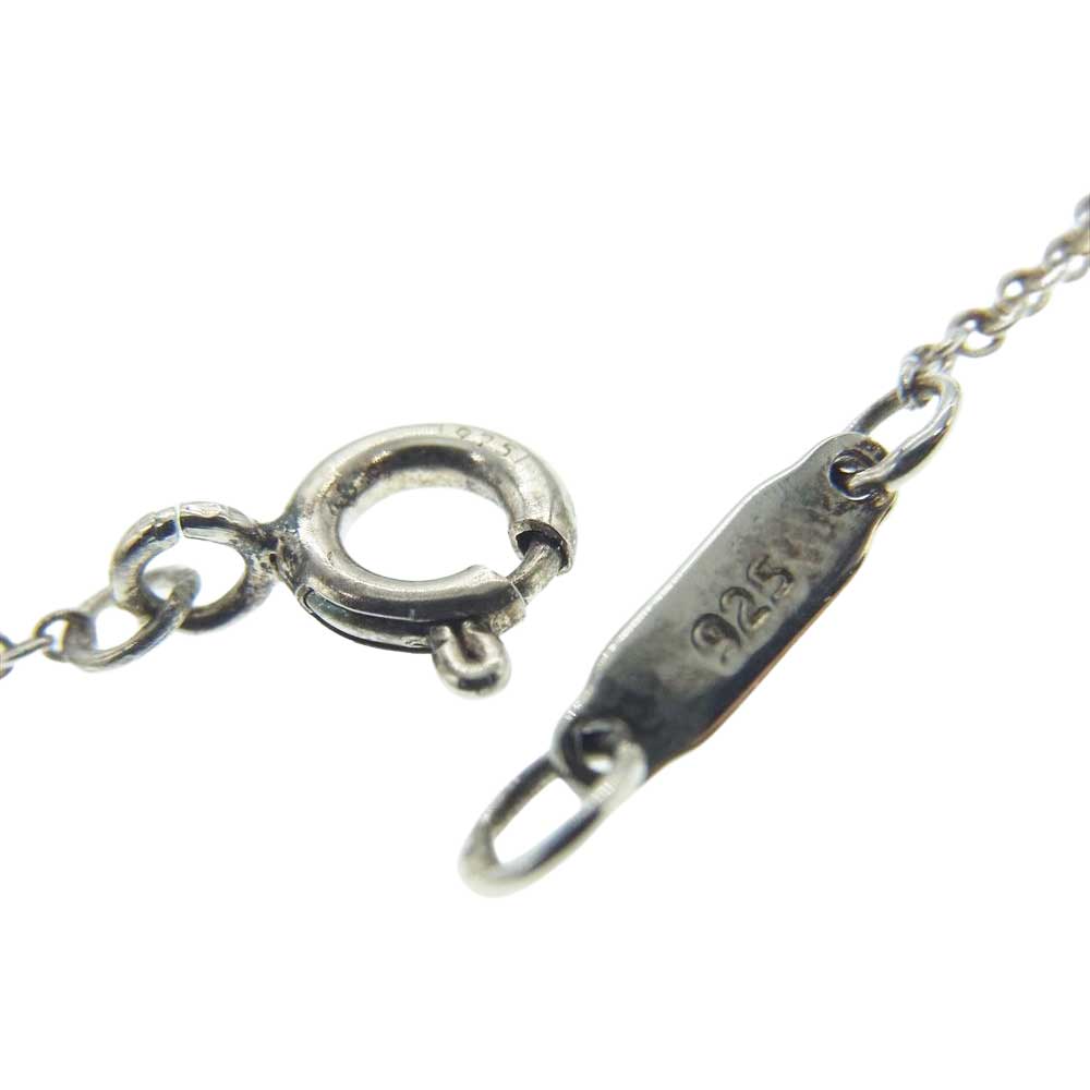 TIFFANY&Co. ティファニー フォールド ハート ネックレス シルバー系【中古】