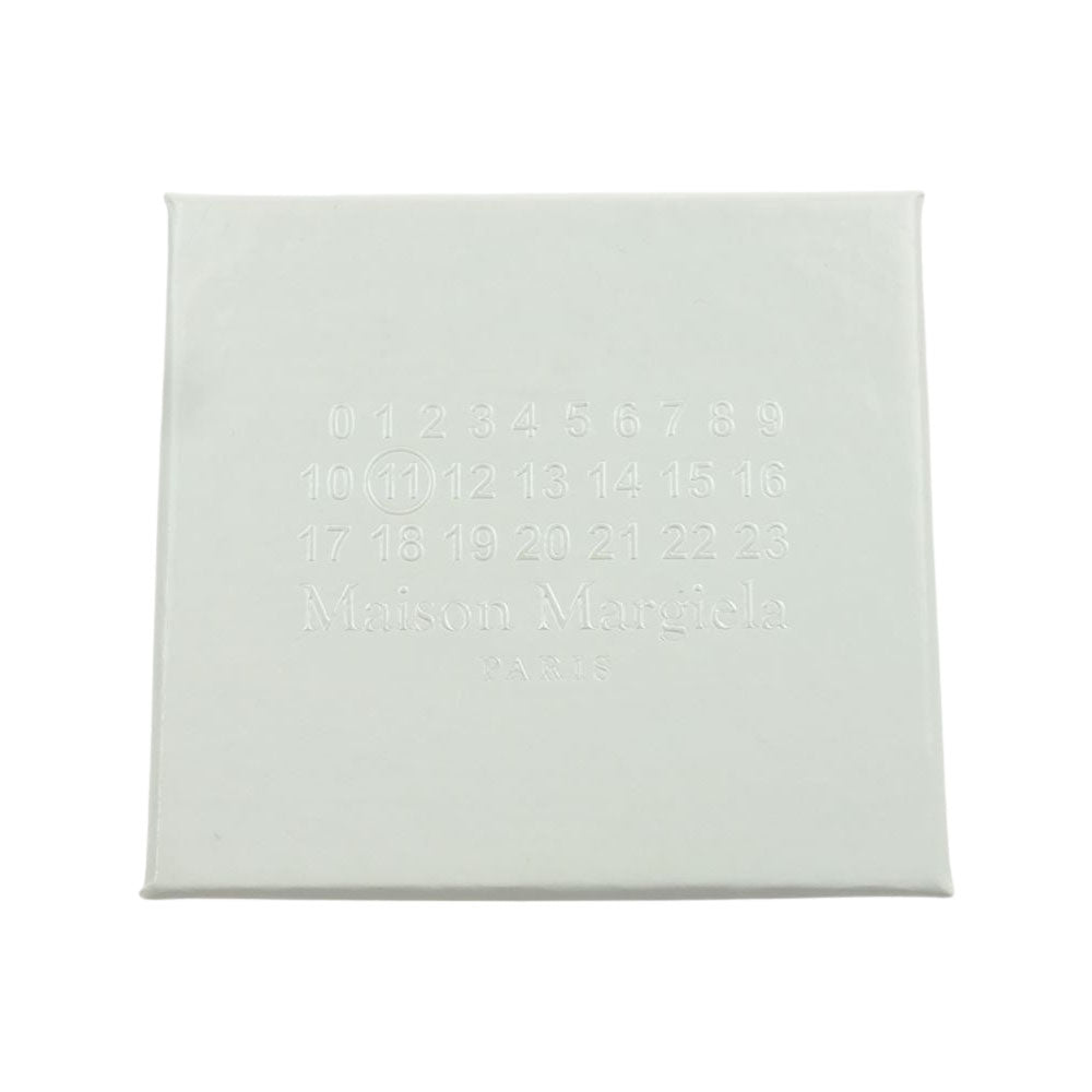 MAISON MARGIELA メゾンマルジェラ SI8UQ0001 SV0129 国内正規品 イタリア製 ナンバーロゴ リング シルバー925 ゴールド系 11号【中古】