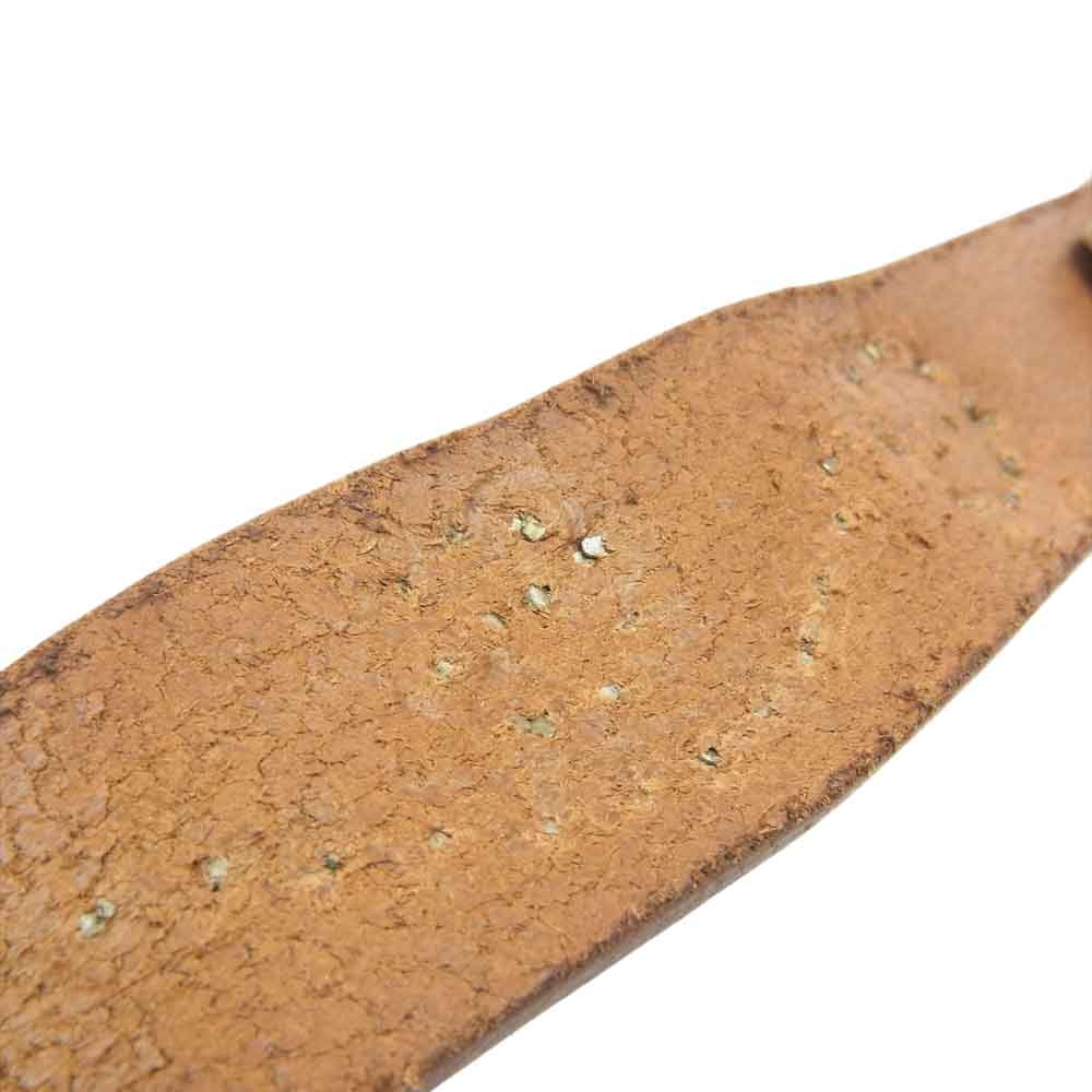 STANDARD CALIFORNIA スタンダードカリフォルニア HTC Belt #125 1.25 Turquoise with End エイチ ティーシー スタッズ ベルト ブラウン系【極上美品】【中古】
