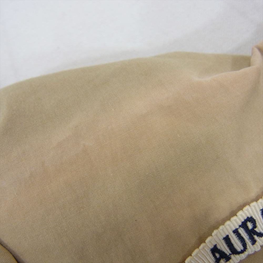 AURALEE オーラリー 16SS A6SS03WC SELVEDGE WEATHER CLOTH SHORT SLEEVE SHIRTS ショートスリーブ シャツ ベージュ系 3【中古】