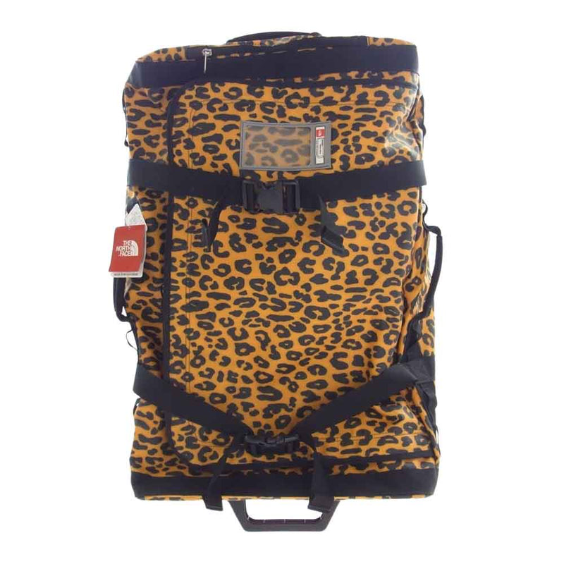 Supreme シュプリーム 11AW NM08178 × THE NORTH FACE ノースフェイス ROLLING THUNDER BAG  ローリング サンダー ボックスロゴ キャリー バッグ イエロー系 ブラック系 73L【極上美品】【中古】