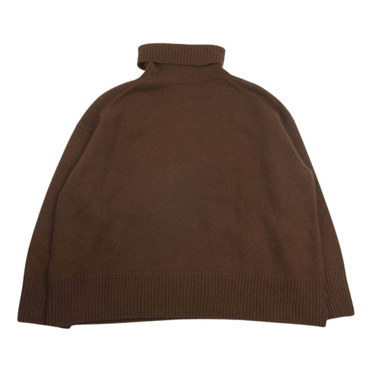 エブール ロンハーマン別注 cashmereturtle カシミヤ カシミア タートルネック ニット ブラウン系 M【極上美品】【中古】