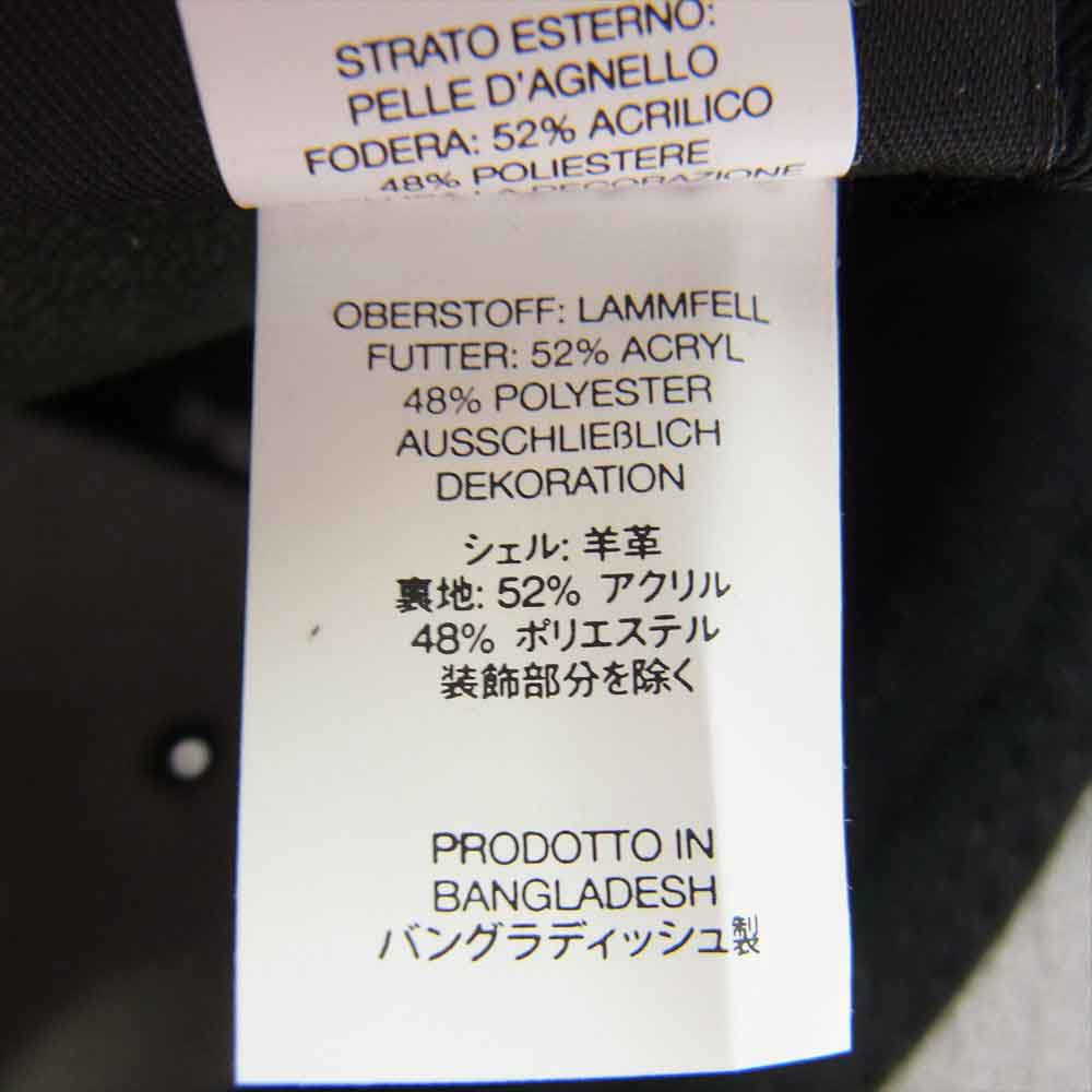 Supreme シュプリーム 22AW × New Era Leather Earflap Box Logo レザー イヤーフラップ ボックス ロゴ ニューエラ キャップ 帽子 ブラック系 7.375【中古】