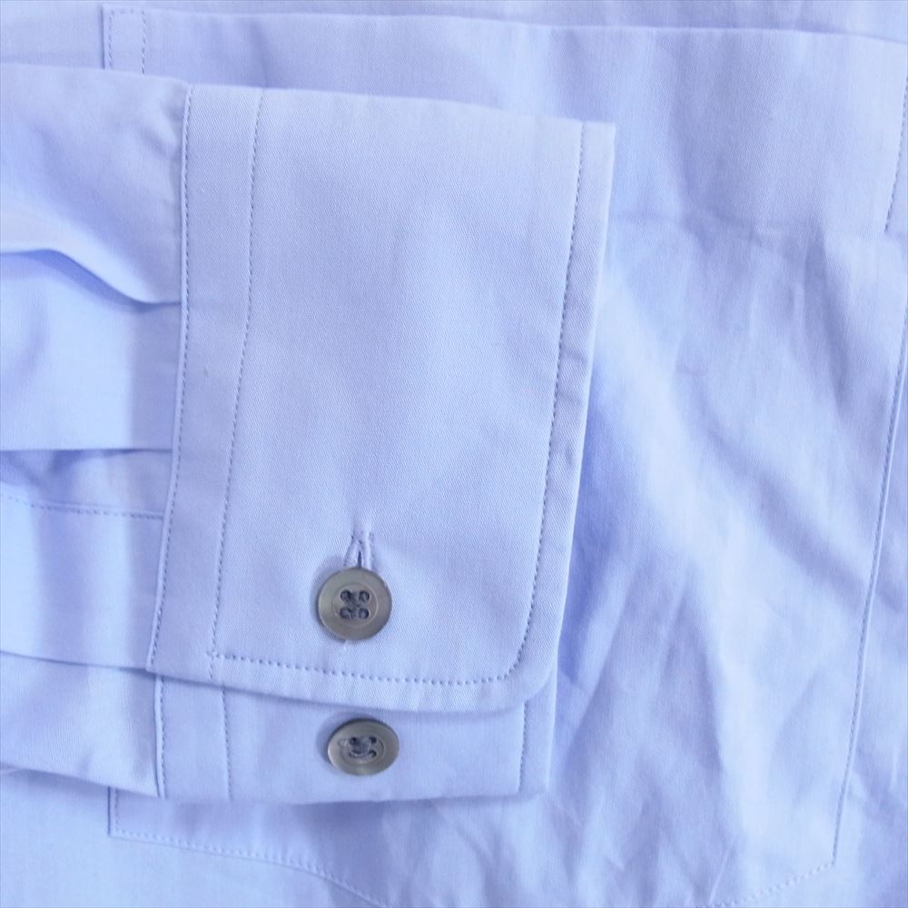DRIES VAN NOTEN ドリスヴァンノッテン 21AW 212-020731-3013-505 CAYLEY BIS 3013 M.W.SHIRT ロング シャツ ライトブルー系 M【中古】