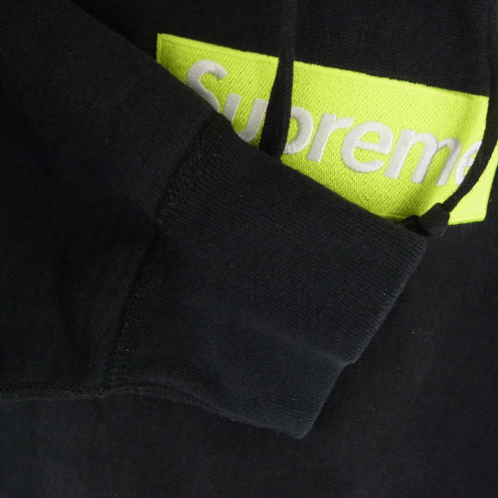 Supreme シュプリーム 17AW Box Logo Hooded Sweatshirt ボックス ロゴ フーデッド スウェット シャツ パーカー ブラック ブラック系 M【中古】