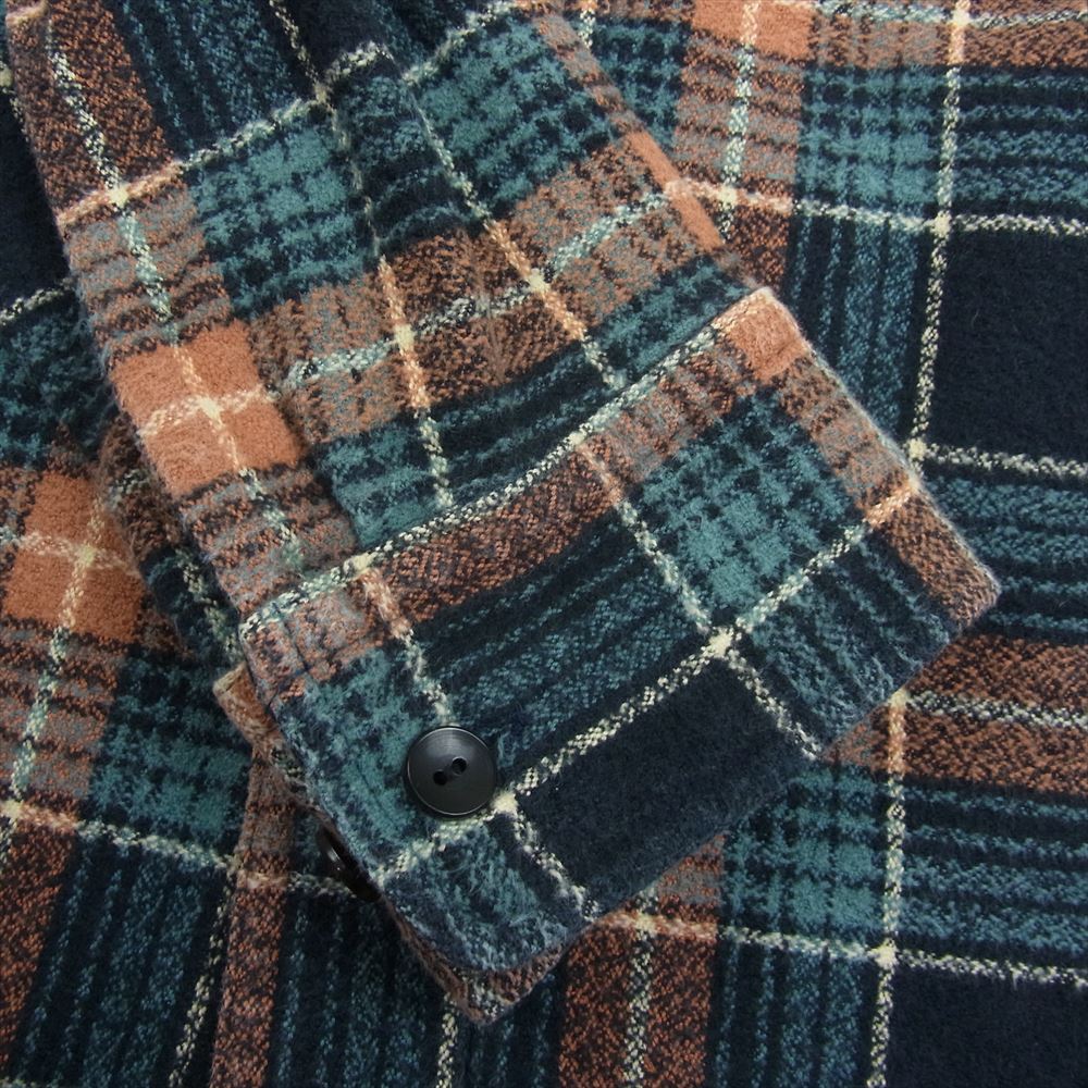 CALEE キャリー コットン チェック ネル シャツ 長袖 マルチカラー系 L【中古】