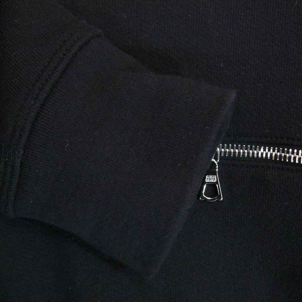 ジョンエリオット ZIP ファスナーデザイン プルオーバ― パーカー フーディ ブラック系 1【中古】