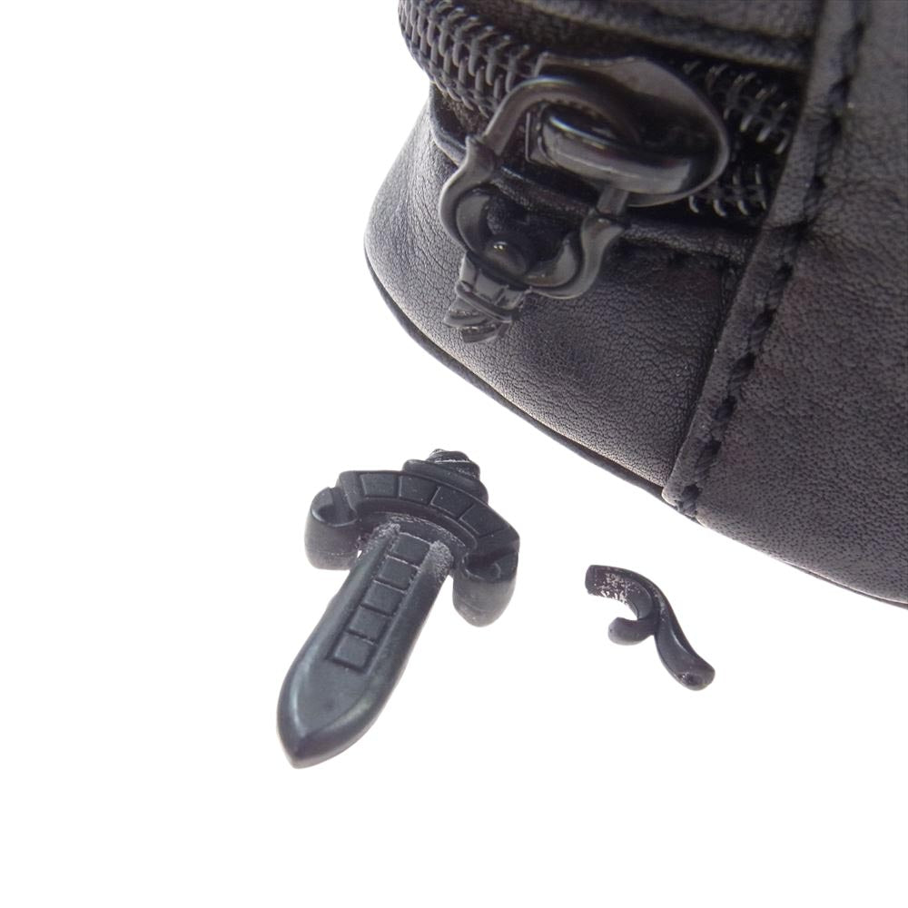 CHROME HEARTS クロムハーツ(原本無) BAUNCH 54□16-138 メガネ 眼鏡 レザーケース付属 ブラウン系【中古】