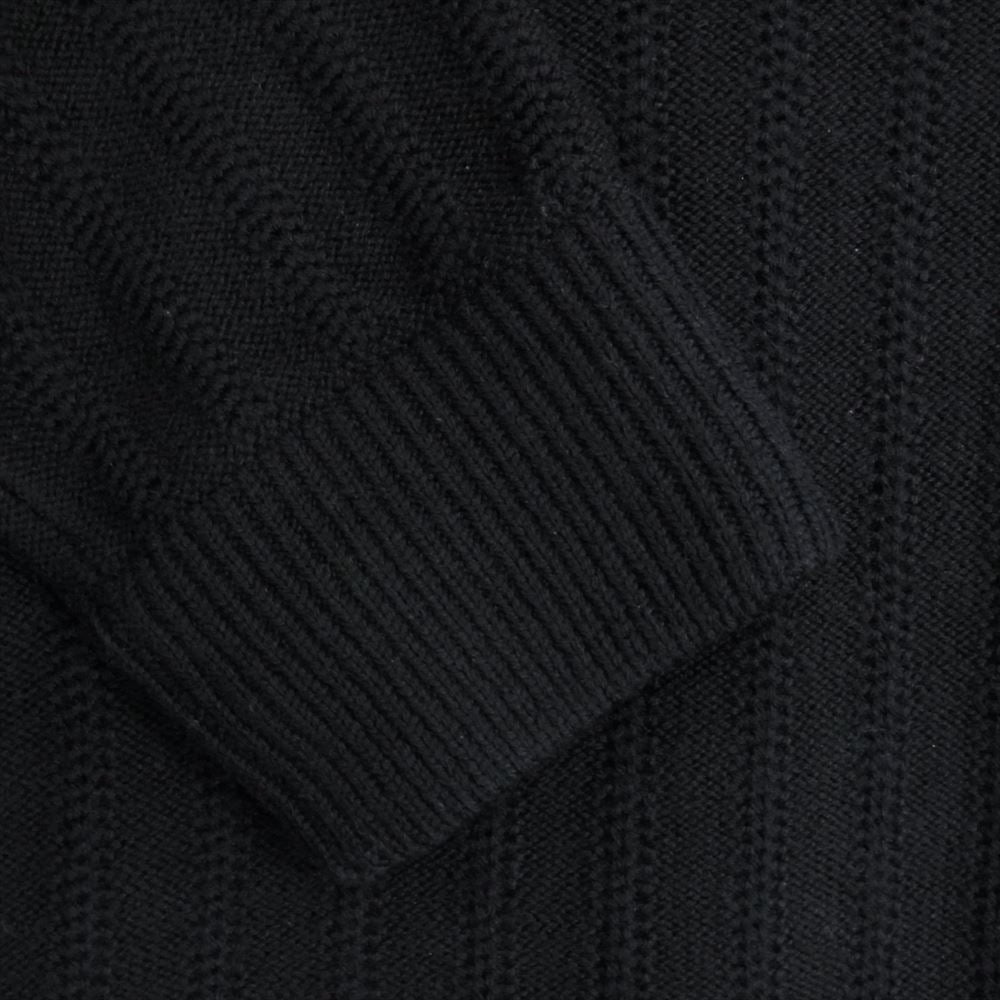 theory セオリー 02-3403005 Vネック ニット セーター ブラック系 L【中古】