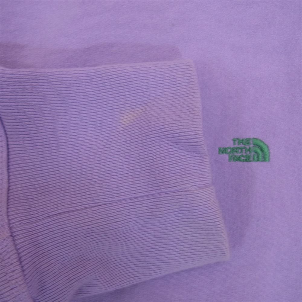 THE NORTH FACE ノースフェイス NT6903N PURPLE LABEL パープルレーベル 10oz Mountain Crew Neck Sweat 10オンス マウンテン クルーネック スウェット パープル系 M【中古】