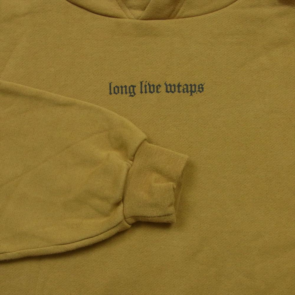 WTAPS ダブルタップス LLW long live wtaps バックプリント プルオーバー パーカー フーディ ブラウン系 05【中古】