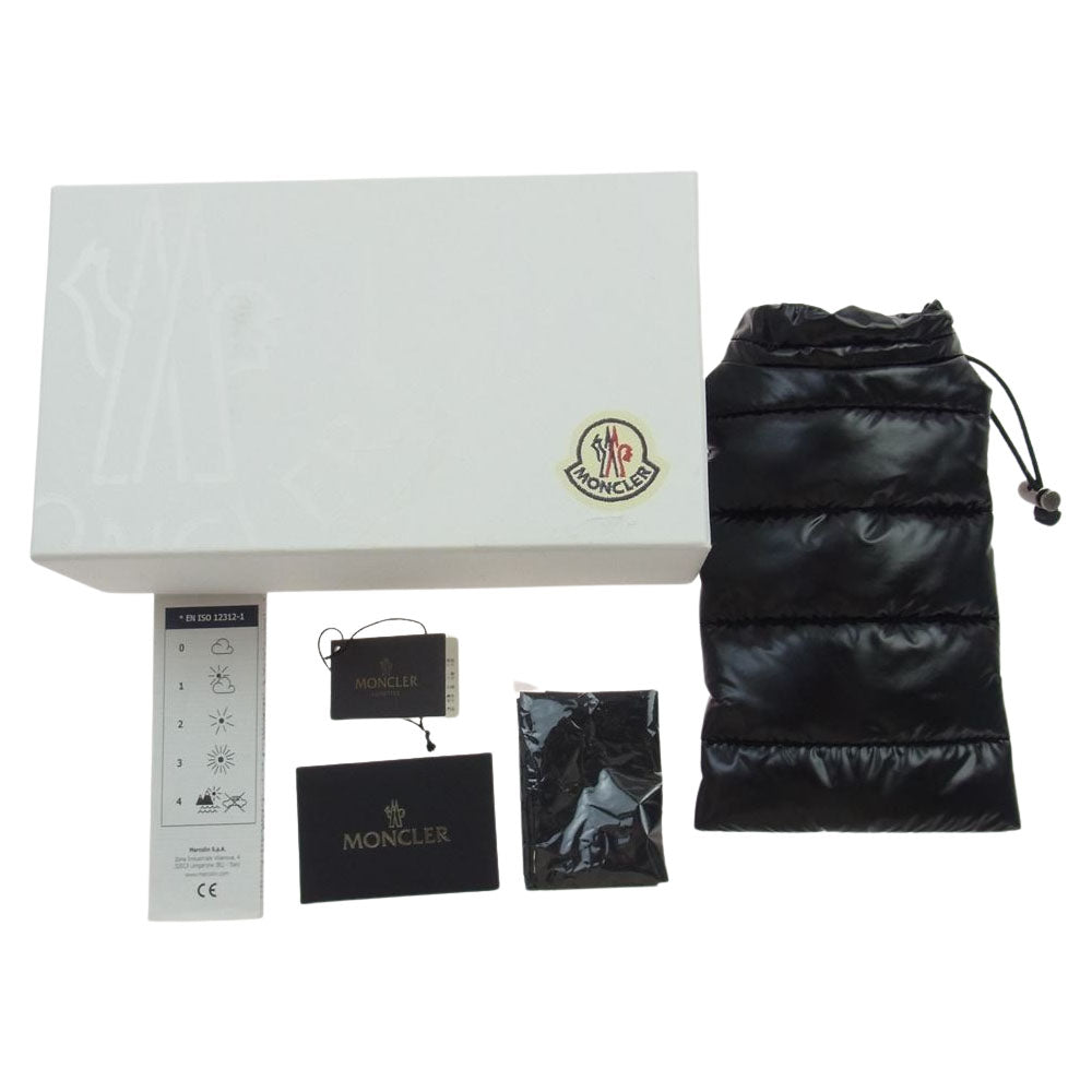 MONCLER モンクレール ML0151 ACETATE SUNGLASSES ティアドロップ サングラス アイウェア ブラック系【中古】