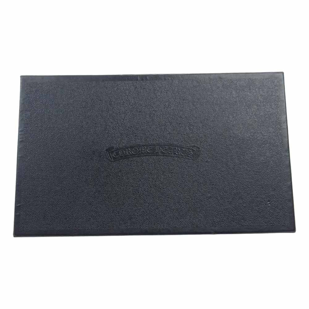 CHROME HEARTS クロムハーツ(原本無) JUDY ジュディ クロスボタン ノベルティレザー ウォレット 財布 ブラック系【中古】