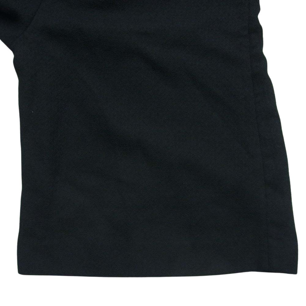 エムエーエスユー 21SS MFSS-PT0521 WIDE SHORTS ワイド ウール ドローコード パンツ ブラック系 46【中古】