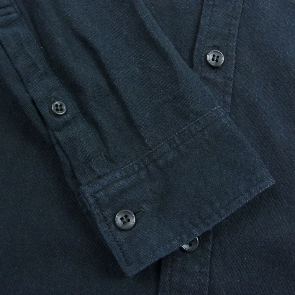 RUDE GALLERY ルードギャラリー コットン 刺繍 ボタンダウン シャツ 長袖 ブラック系 4【中古】