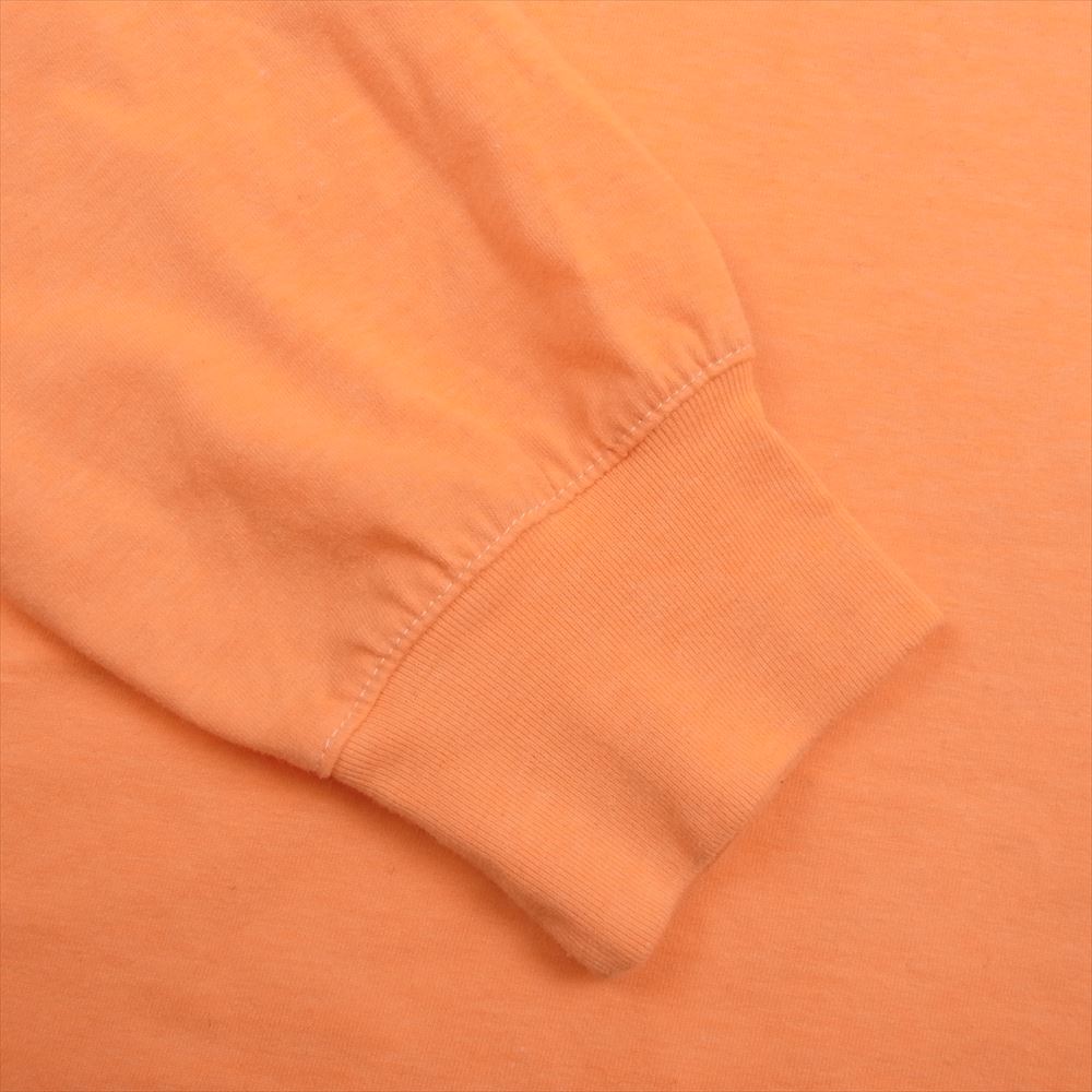 WTAPS ダブルタップス 191ATDT-CSM07 WORF. DESIGN LS バックプリント ロング Tシャツ オレンジ系 02【中古】