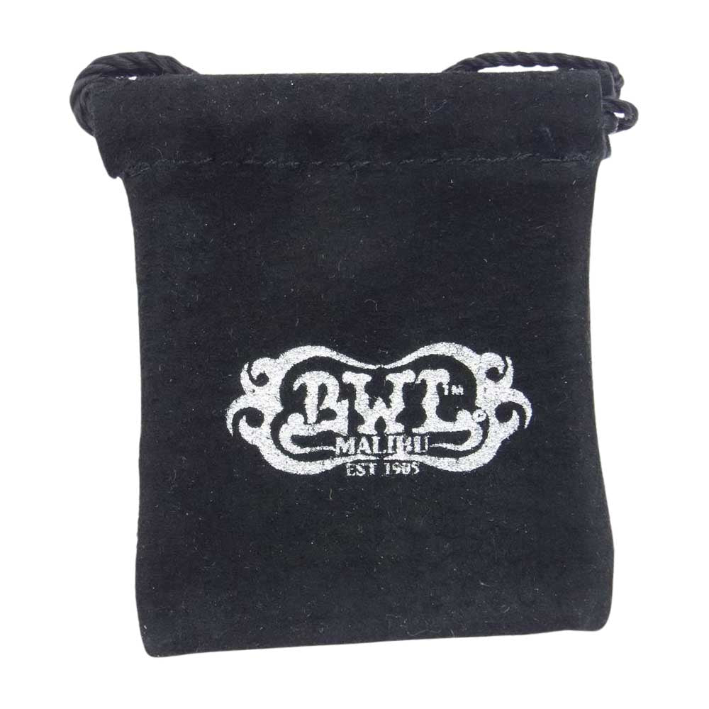 BILL WALL LEATHER ビルウォールレザー N876 BALL CHAIN 4mm w/SKULL&CB スカルストッパー ボールチェーン ネックレス シルバー系【中古】