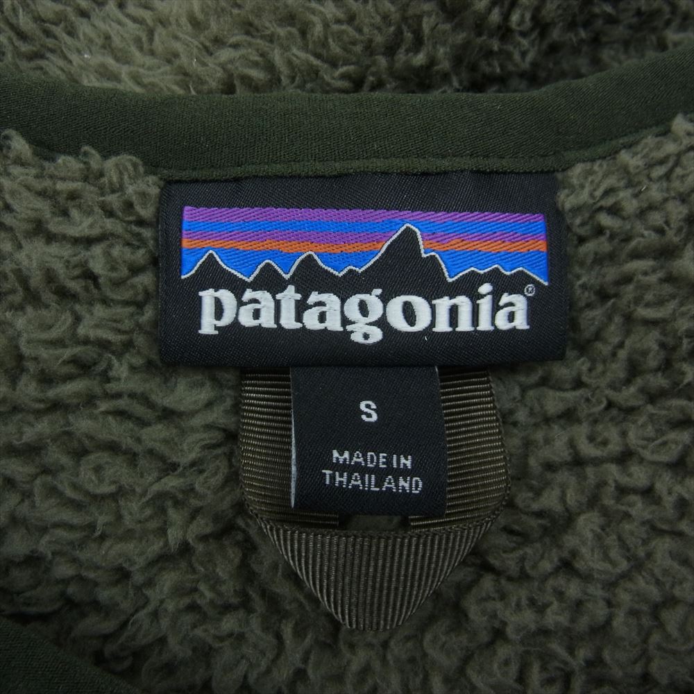 patagonia パタゴニア 21AW 25895 M's Los Gatos Fleece Crew メンズ ロス ガトス クルー プルオーバー スウェット カーキ系 S【中古】