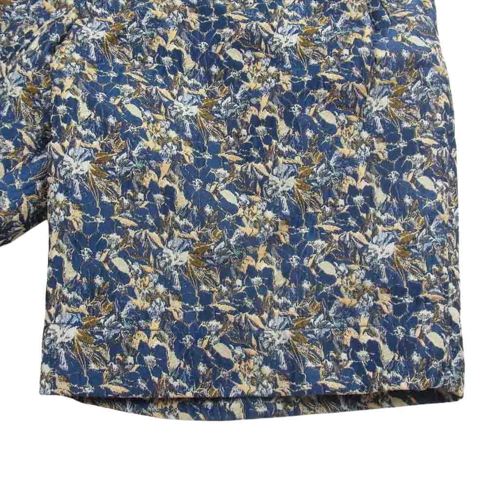 BRU NA BOINNE ブルーナボイン 7563 ノット モバイル フラワー ショーツ ハーフ パンツ ネイビー系 M【中古】