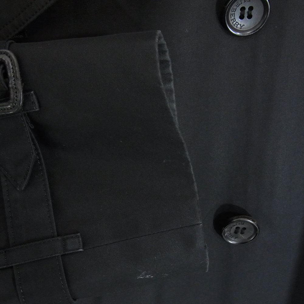 BURBERRY LONDON バーバリー ロンドン FR187-630-09 ウールライナー付き トレンチ コート ダークネイビー系 46【中古】