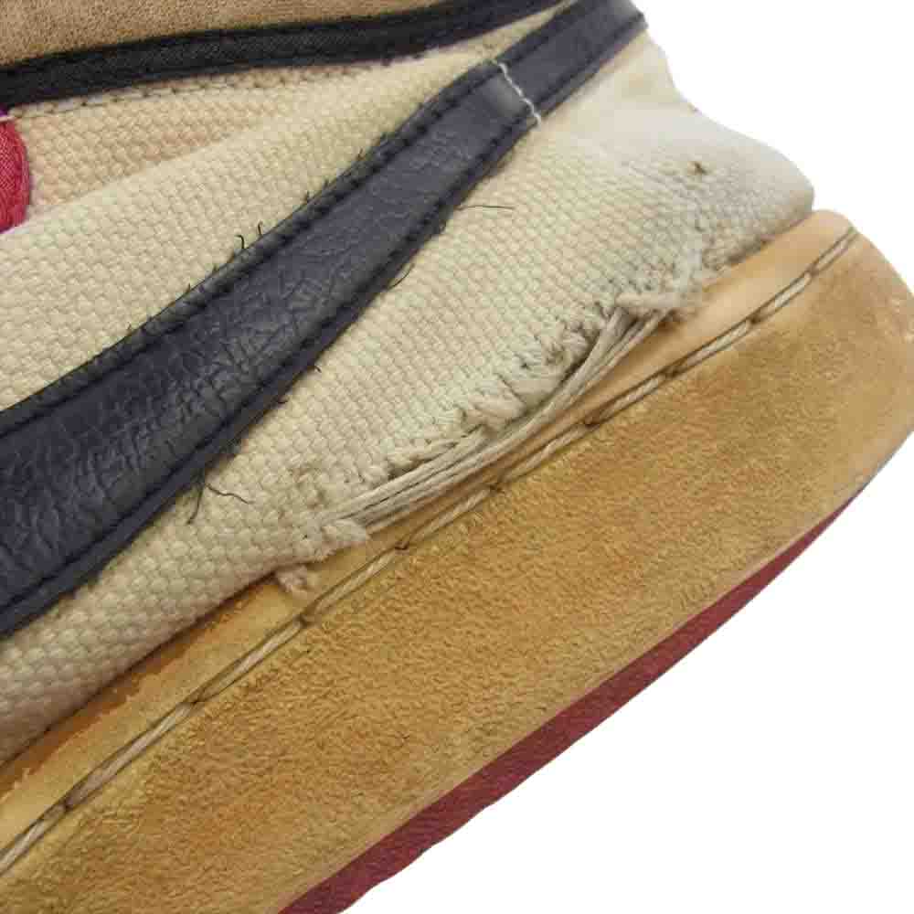 NIKE AIR JORDAN ナイキ ジョーダン 1 AJKO 85 シカゴ 1985年製 オリジナル 80S ヴィンテージ キャンバス ハイカット スニーカー マルチカラー系 27cm【中古】