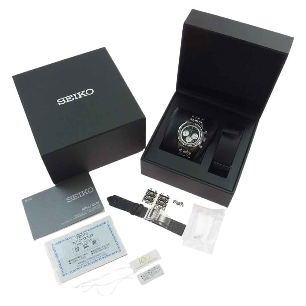 SEIKO セイコー SBEC023 ギャランティーカード付き プロスペックス SPEEDTIMER クロノグラフ 時計 ウォッチ シルバー系【新古品】【未使用】【中古】