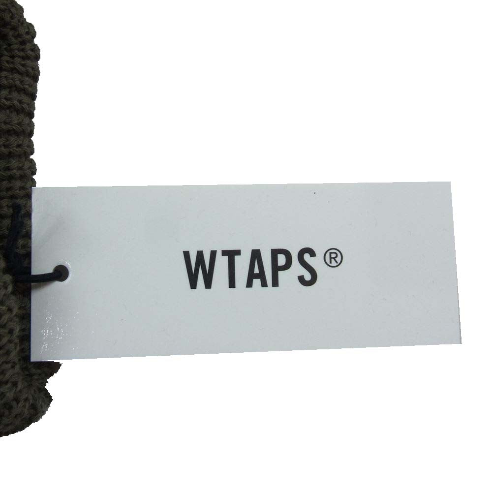 WTAPS ダブルタップス 21SS 211MADT-HT02 BEANIE COPO.COOLMAX ビーニー ニット キャップ カーキ ブラウン系 00【極上美品】【中古】