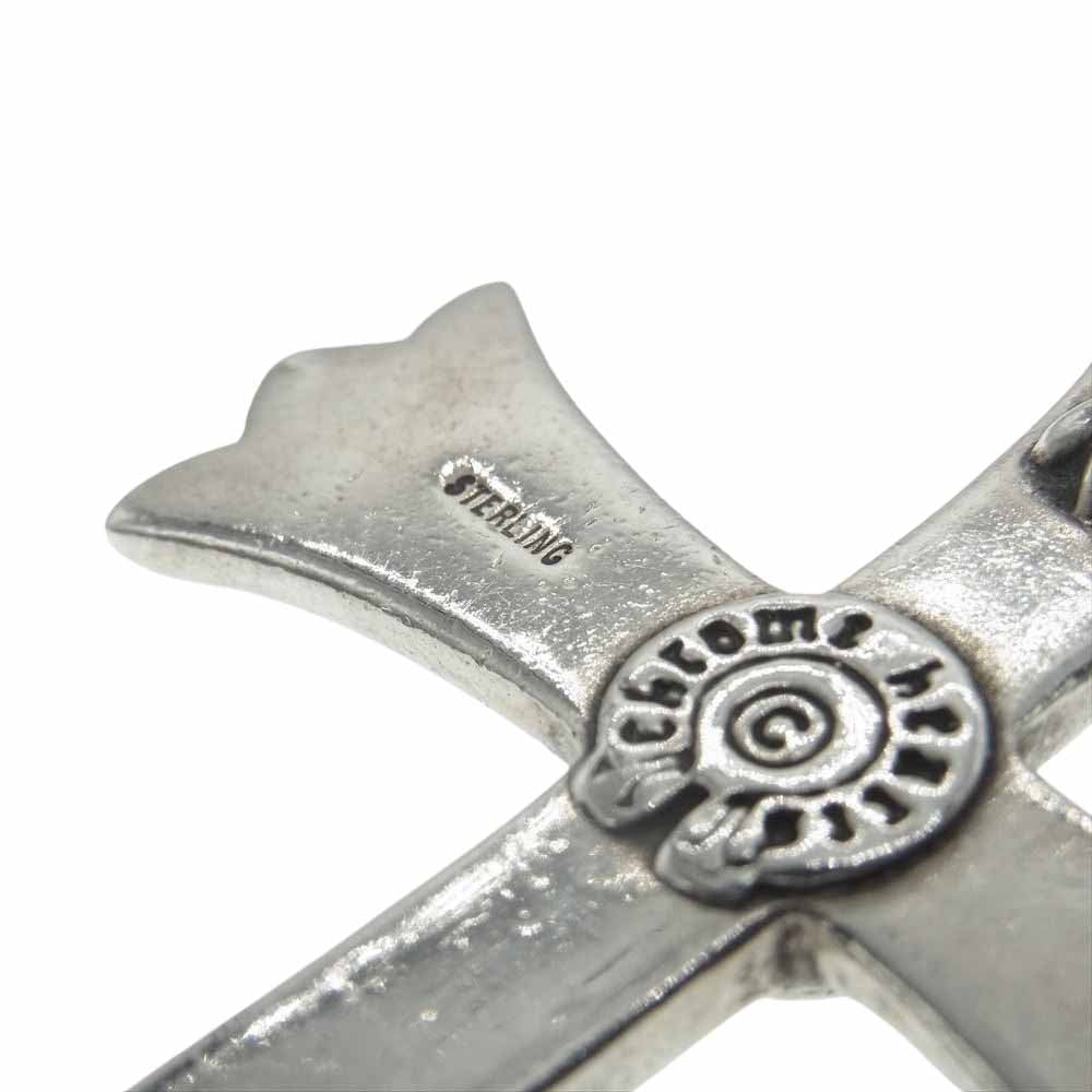 CHROME HEARTS クロムハーツ(原本無) CH CRS LG ラージ クロス ペンダントトップ シルバー系【中古】