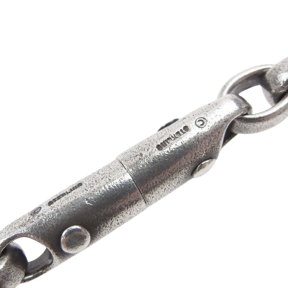 BILL WALL LEATHER ビルウォールレザー VINTAGE SKULL ヴィンテージスカルクリップ 7ヴィンテージスカル チェーンリンク ウォレットチェーン シルバー系【中古】