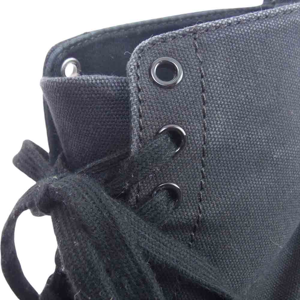 Dr.Martens ドクターマーチン ECLECTIC SHOREDITCH 7EYE BOOT キャンバス スニーカー ブーツ ブラック系 UK8【中古】