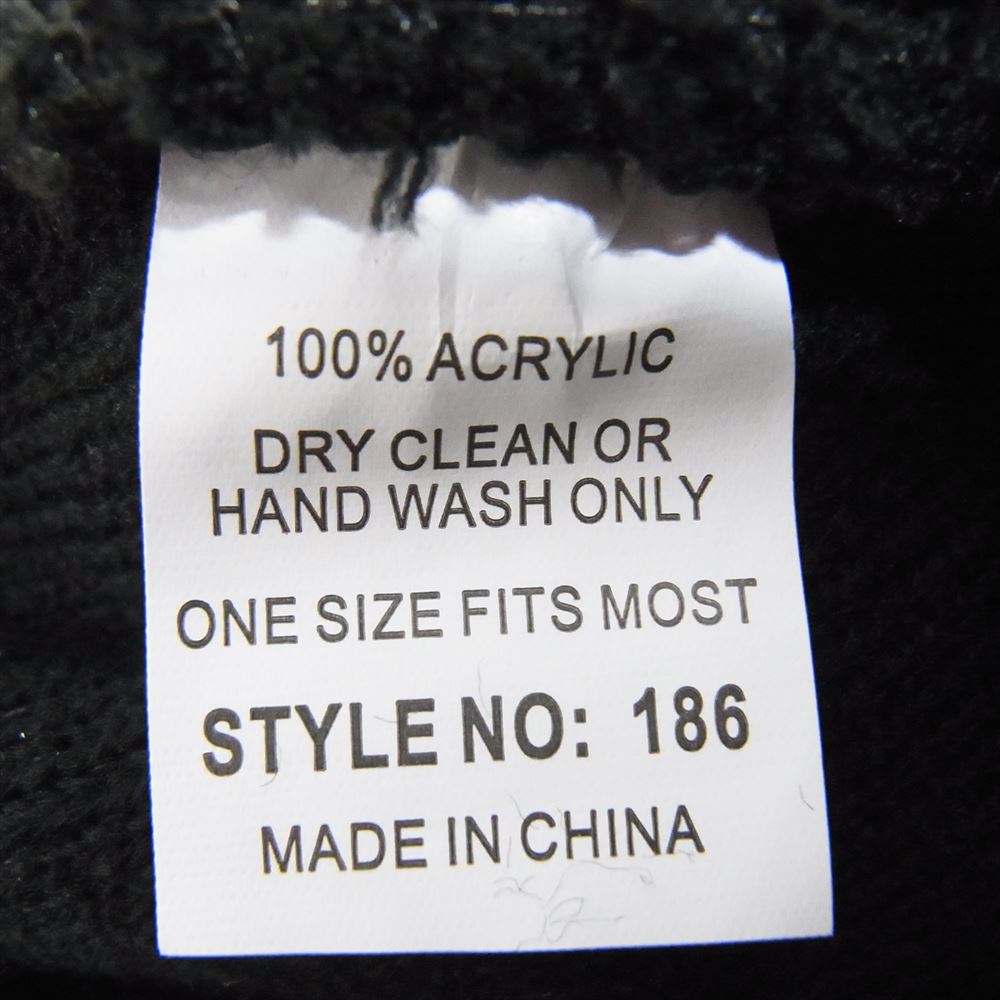 STANDARD CALIFORNIA スタンダードカリフォルニア CALIFOLKS Beanies ロゴ ビーニー ニット キャップ ブラック系【美品】【中古】