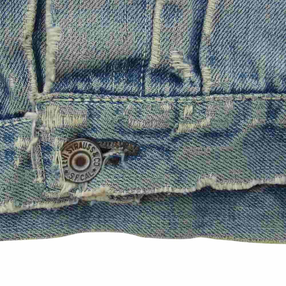 Levi's リーバイス ヴィンテージ オリジナル 506XX 1st 針刺し刻印無し フラップ裏ライトオンス デニム ジャケット ライトブルー系【中古】