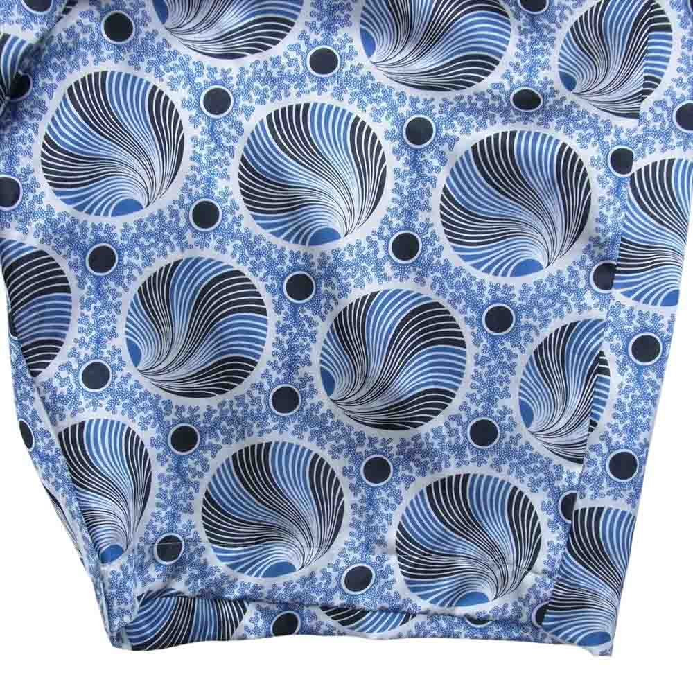 robe de chambre COMME des GARCONS ローブドシャンブルコムデギャルソン AD1998 RP-100240 ヴィンテージ アーカイブ ポリエステル 総柄 イージー サルエル ペンギン パンツ ブルー系 サイズ表記無【中古】