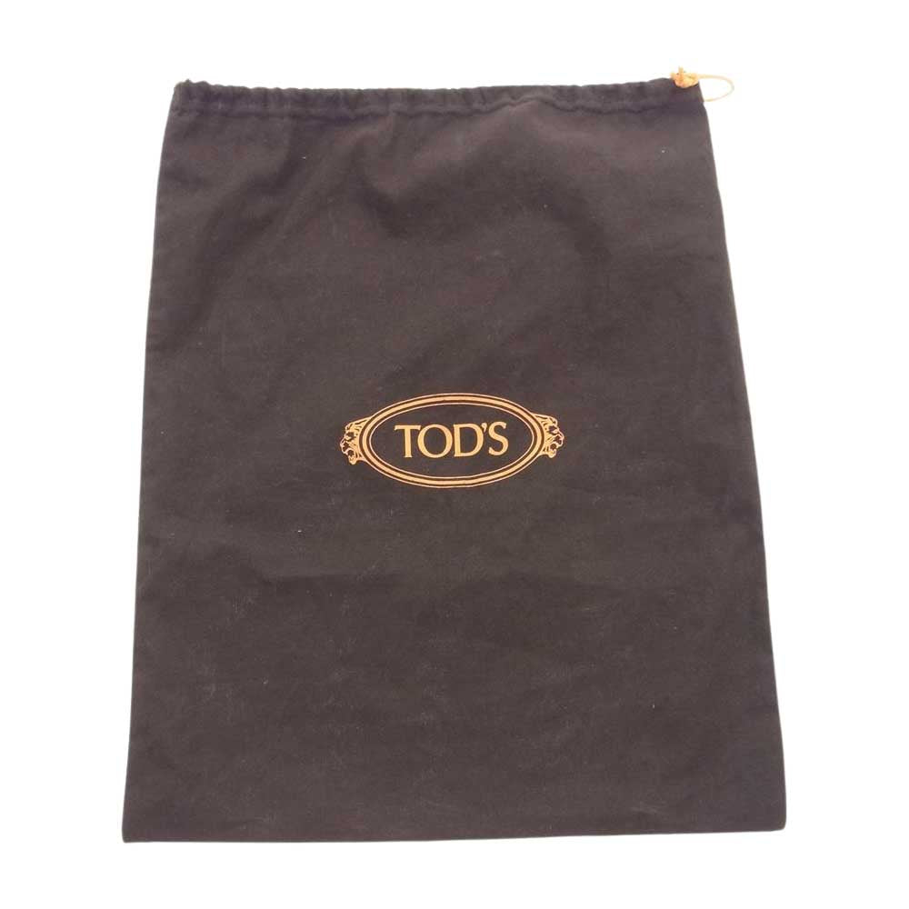 TOD’S トッズ ウィングチップ エナメルレザー シューズ ネイビー系 32【中古】