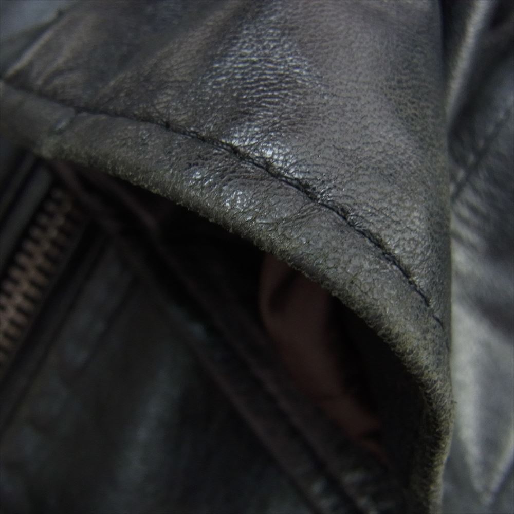 Paul Smith ポール・スミス PP-MN-57654 ラムレザー シングル ライダース ジャケット ブラック系 L【中古】