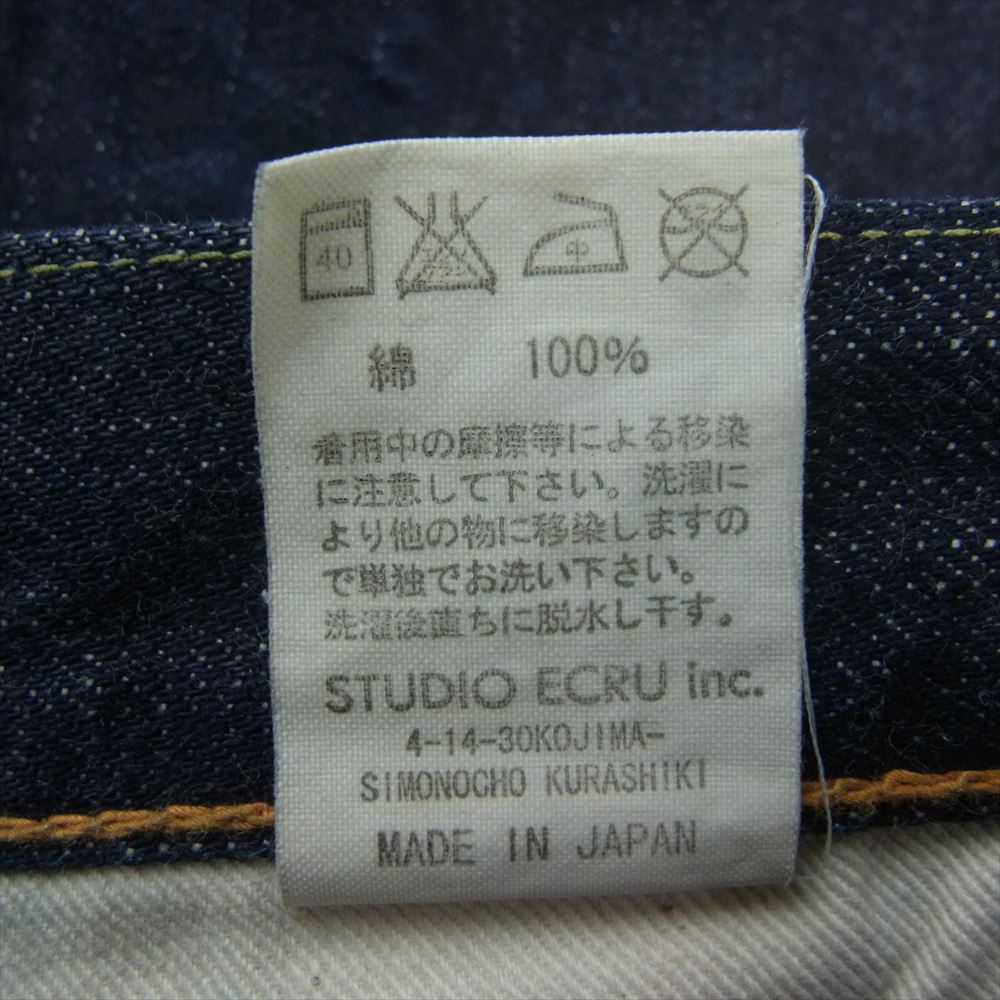 FOB FACTORY エフオービーファクトリー F151 ボタンフライ デニム パンツ インディゴブルー系 30【中古】