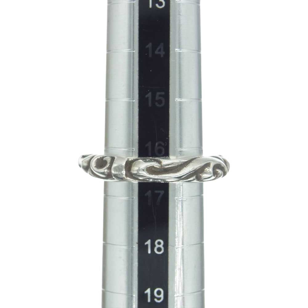 CHROME HEARTS クロムハーツ(原本無) SCRL BAND スクロール バンド シルバー リング シルバー系 16.5号【中古】