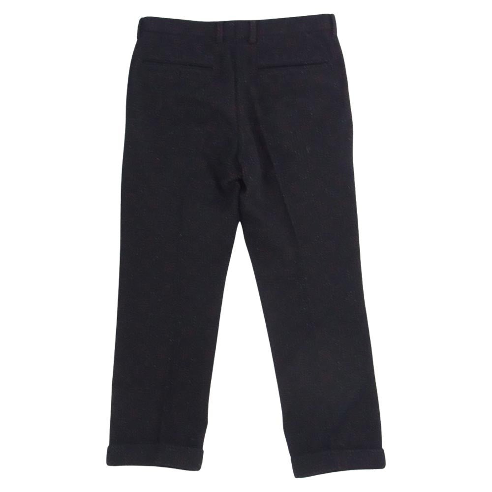 WACKO MARIA ワコマリア 13AW 13AW-SPL-JK01 13AW-SPL-PY01 2B ステッチ テーラード ウール ジャケット ステッチ ウール パンツ セットアップ スーツ ブラック系 M【中古】