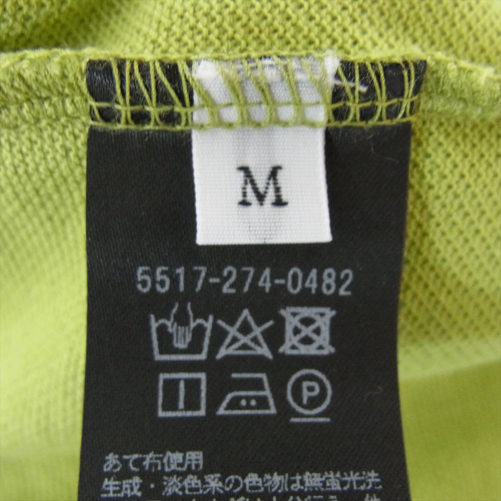 UNITED ARROWS ユナイテッドアローズ &SONS アンドサンズ ボックス シルエット 半袖 リンガー カノコ シャツ グリーン系 M【美品】【中古】